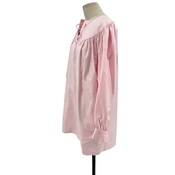 Rachel‎ Comey Maquette Dress in Pink Long Sleeve Lace-Up Size 2 - Picture 7 of 15